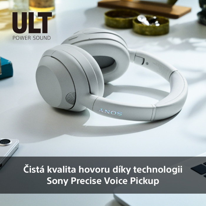 Sluchátka Sony ULT WEAR - bílá