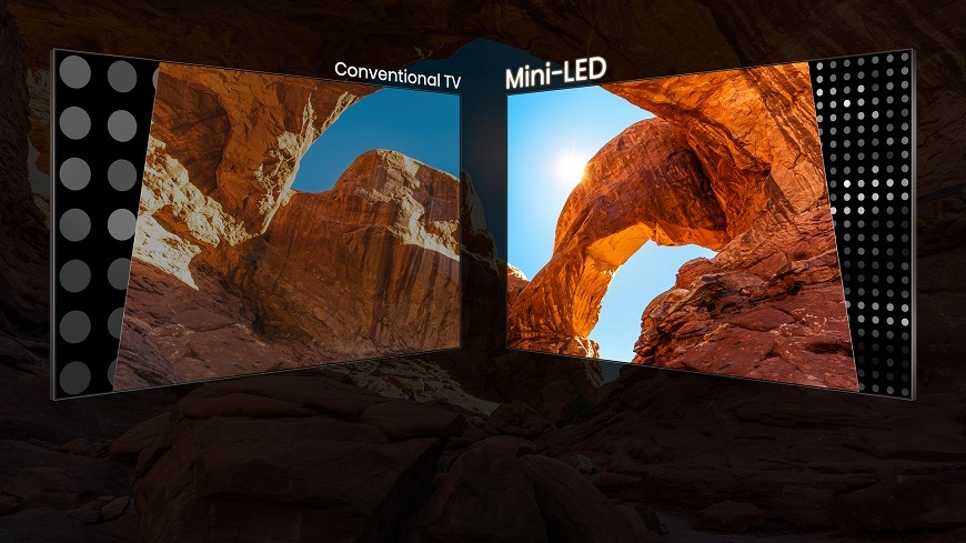 TV Hisense 75U7Q, Mini-LED