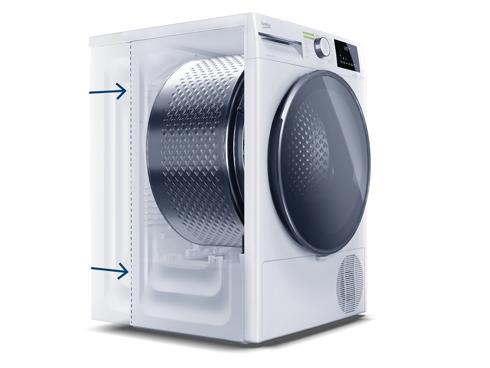 Sušička prádla Beko Beyond B3T672490WCSHWG, slim