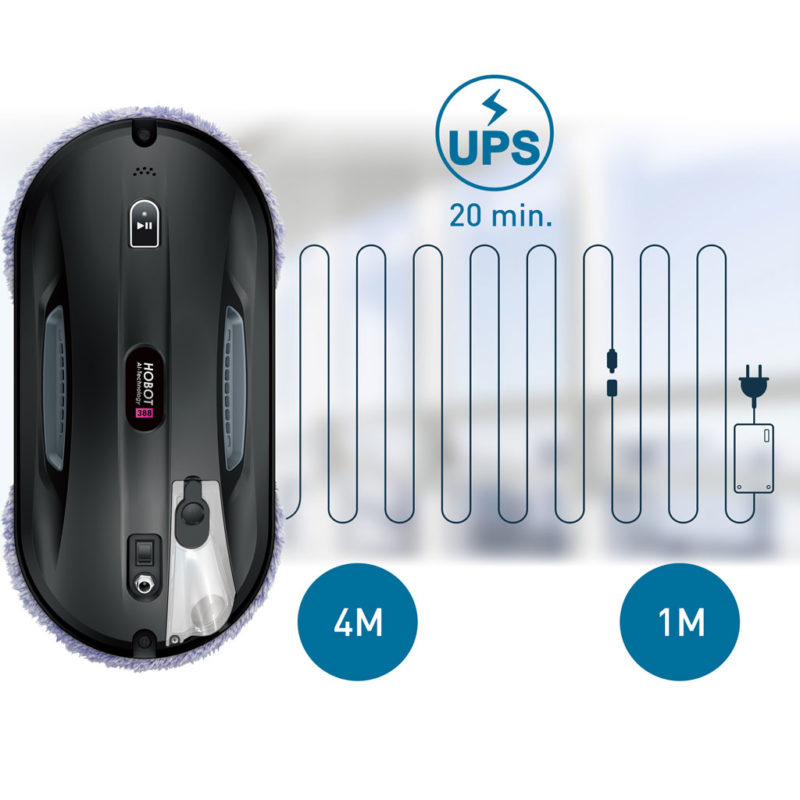 HOBOT 388 – bezpečný provoz