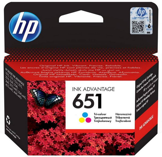 HP 651, 300 stran - CMY (C2P11AE)