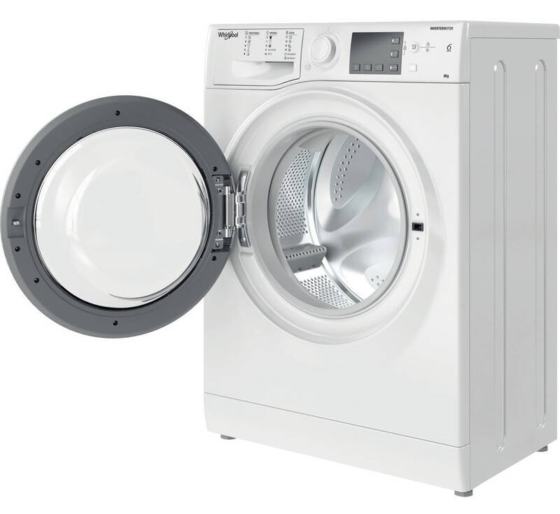 Předem plněná úzká pračka Whirlpool Natis WRBSB 6249 W EU, bílá 