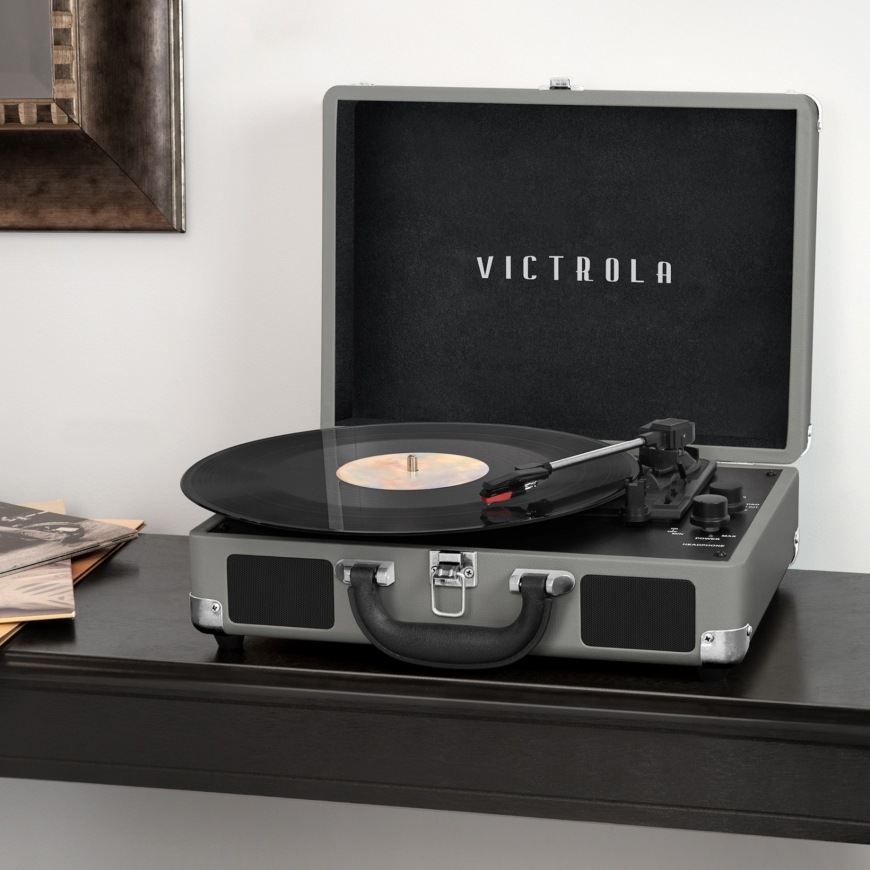 Victrola VSC-400SB-DBR Journey+, tmavě hnědá