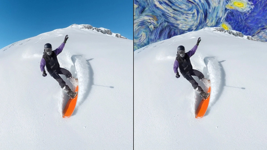 Insta360 X4 Snowboardový balíček, černá