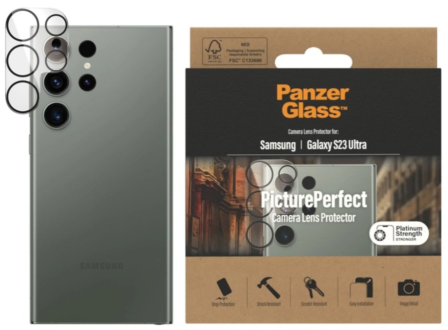 PanzerGlass Camera Protector na Samsung Galaxy S23 Ultra