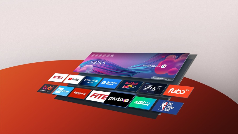 Televize Hisense 75U9GQ, instalace aplikací na webovém prohlížeči