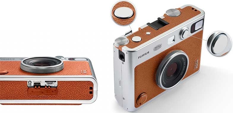 Fujifilm Instax mini EVO (USB-C), hnědá