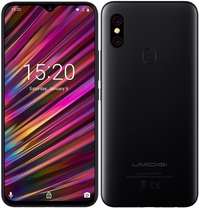 UMIDIGI F1, černá