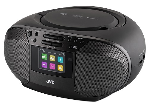 Radiomagnetofon DAB+/CD JVC, černý