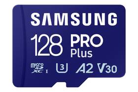 Paměťová karta Samsung 128GB UHS-I U3 (180R/130W) + SD adaptér 
