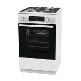 Kombinovaný sporák Gorenje GKS5C73WF bílá barva
