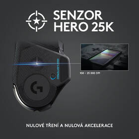 Myš Logitech G502 Lightspeed Wireless černá barva
