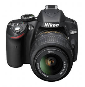 Digitální fotoaparát Nikon D3200 + 18-55 AF-S DX VR černá barva
