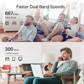 Wi-Fi extender TP-Link RE330 AC1200 bílá barva

