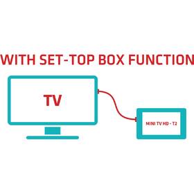 Televize Maxxo mini TV HD – T2 HEVC/H.265 černá barva
