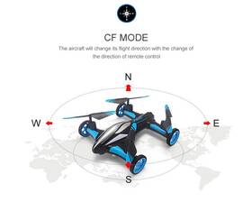 Mini Dron JJR/C H23 2.4G 4 kanálový, 6osý gyroskop žlutá barva
