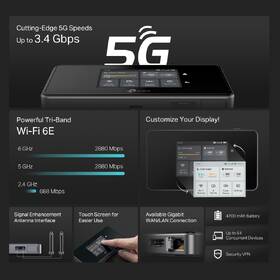Router TP-Link M8550 5G Mobile Wi-Fi černá barva
