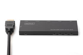 HDMI rozbočovač Digitus Ultra Slim HDMI splitter, 1x4, 4K / 60 Hz 

