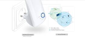 Wi-Fi extender TP-Link TL-WA850RE bílá barva
