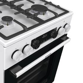 Kombinovaný sporák Gorenje GKS5C75WF bílá barva
