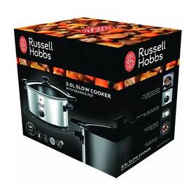 Pomalý hrnec s odnímatelným kastrolem RUSSELL HOBBS 22740-56 nerez
