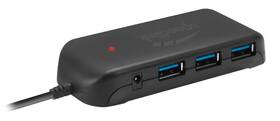USB Hub Speed Link Snappy Evo, USB 3.0 / 7 x USB 3.0, aktivní černá barva
