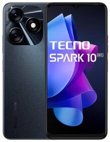 Mobilní telefon Tecno Spark 10 NFC 4 GB / 128 GB černá barva
