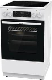Sklokeramický sporák Gorenje GEC5C42WG bílá barva

