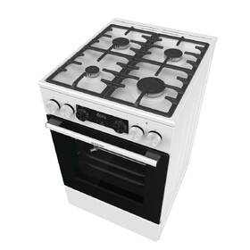 Kombinovaný sporák Gorenje GKS5C75WF bílá barva
