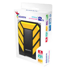 Externí pevný disk 2,5" ADATA HD710 Pro 2TB žlutá barva
