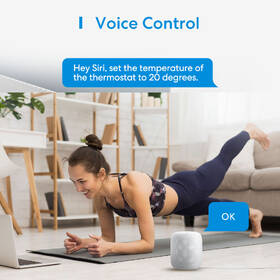 Bezdrátová termohlavice Meross Smart (HomeKit), Starter Kit 
