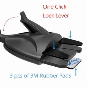 Držák na mobil Swissten S-Grip S3-CD1, do CD mechaniky černá barva
