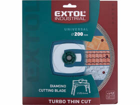 Kotouč diamantový EXTOL 8703046 turbo Thin Cut 200x25,4x2mm 
