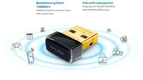 Wi-Fi adaptér TP-Link TL-WN725N černá barva

