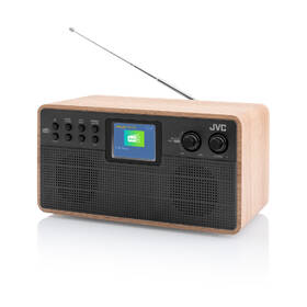 Radiopřijímač s DAB+ JVC RA-E731B-DAB černá barva
