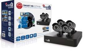 Kamerový systém iGET HOMEGUARD HGDVK46704 - 4-kanálový HD rekordér DVR + 4x barevná venkovní HD kamera 720p 
