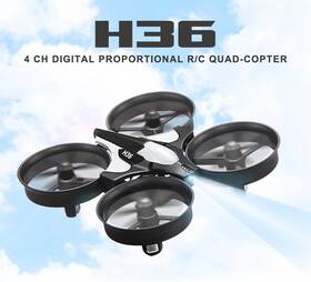 Mini Dron JJR/C H36 2.4G 4 kanálový, 6osý gyroskop šedá barva
