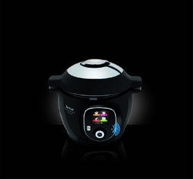 Multifunkční tlakový hrnec Tefal Cook4me+ Connect CY855830 černá barva
