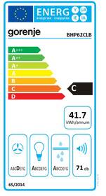 Odsavač par Gorenje BHP62CLB černá barva
