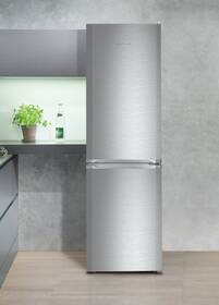 Chladnička s mrazničkou Liebherr CUef 331 stříbrná barva

