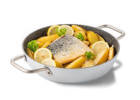 Pekáč Delimano průměr 28 cm šedá barva
