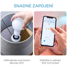 Chytrá žárovka WiZ Tunable White 6,7W E27 ST64 Vintage 

