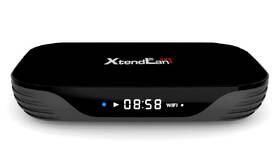 Multimediální centrum XtendLan Android TV box HK1T černá barva

