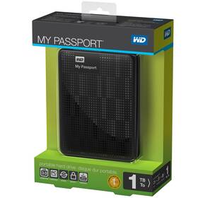 Externí pevný disk 2,5" Western Digital 1TB USB 3.0 černá barva
