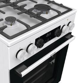 Kombinovaný sporák Gorenje GKS5C73WF bílá barva
