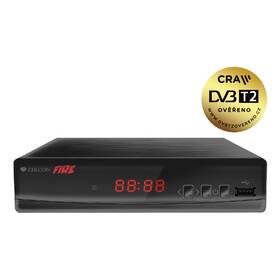 Set-top box Zircon FIRE s DVB-T2 s HEVC (H.265) černá barva
