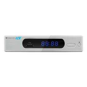 Set-top box Zircon ICE s DVB-T2 s HEVC (H.265) bílá barva
