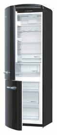 Chladnička s mrazničkou Gorenje ORK193BK-L černá barva
