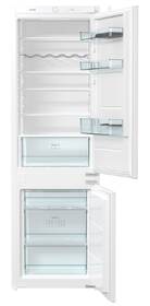 Chladnička s mrazničkou Gorenje NRKI4182E1 IonAir bílá barva
