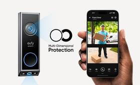 Videozvonek Anker Eufy E340 Dual Lens 2K černá barva

